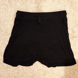 Black lounge shorts